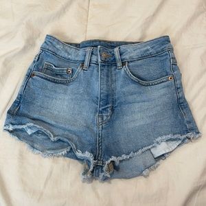 H&M Divided High Waisted Jean Shorts